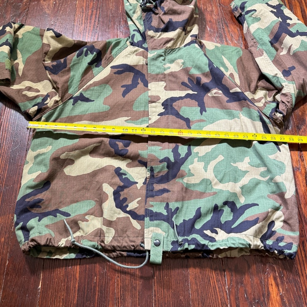 US Military Woodland Camo Chemical Protective Overgarment Jacket Pants Set Large - Picture 4 of 15
